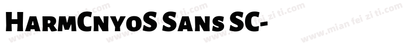 HarmCnyoS Sans SC字体转换